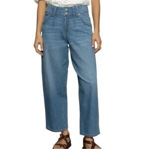 Sanctuary Side Car High Waist Ankle Barrel Jeans Size 28 Tapered Ankle Light